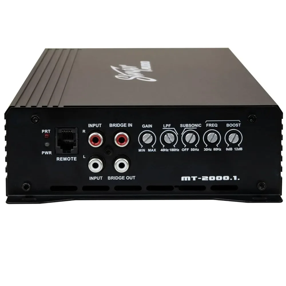 الصوت MT20001 1-قناة قطعة واحدة 2000 واط RMS مضخم صوت السيارة مع مقبض جهير للتحكم عن بعد، الفئة D، Hexfet Mosfe #6