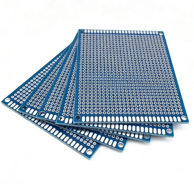 7x9cm 70x90 mm Blaue Doppelseitige Prototyp-Leiterplatte Universelle Leiterplatte Protoboard für Arduino 5 Stück – Detail 6