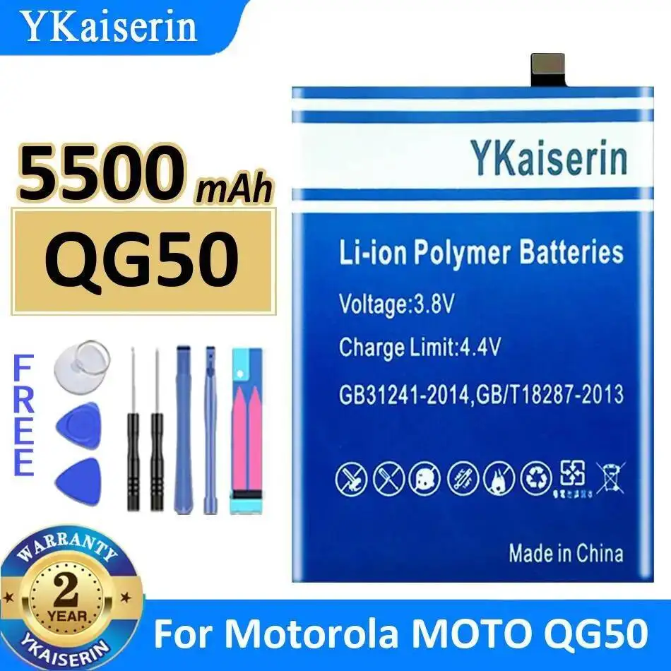 

Mobile Phone Battery 5500Mah Reliable Power Supply For Motorola Moto QG50