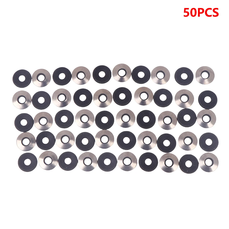 50PCS Composite Waterproof Gasket Stainless Steel Anti-loose Anti Slip Washer Drill Tail Screw Roofing Washers M4.2/4.8/5.5/6.3