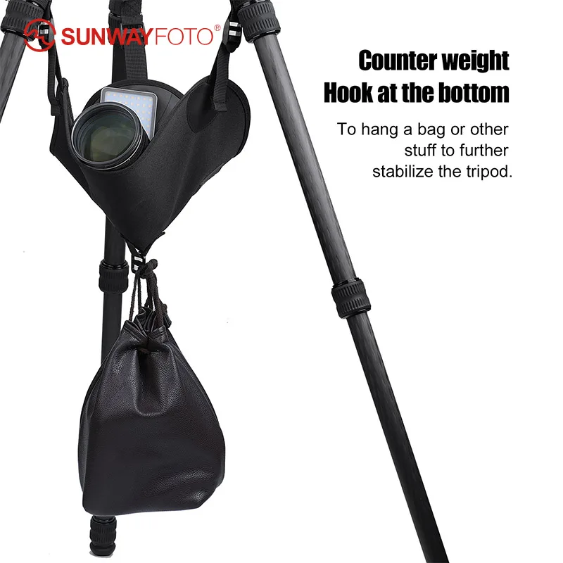 SUNWAYFOTO TSB-03 Tripod Weight Stone Bag Heavy Duty Sandbag Butler Pouch to Tripod Legs