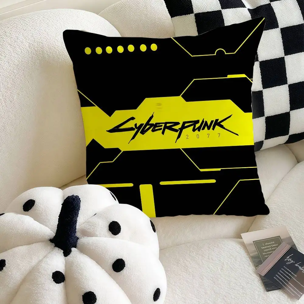 

C-Cyber-p-punks Pillow Case Luxury Double-sided For Car Pillows 45x45 Cushions Cover Home And Decoration Sofa Pillowcase 50x50