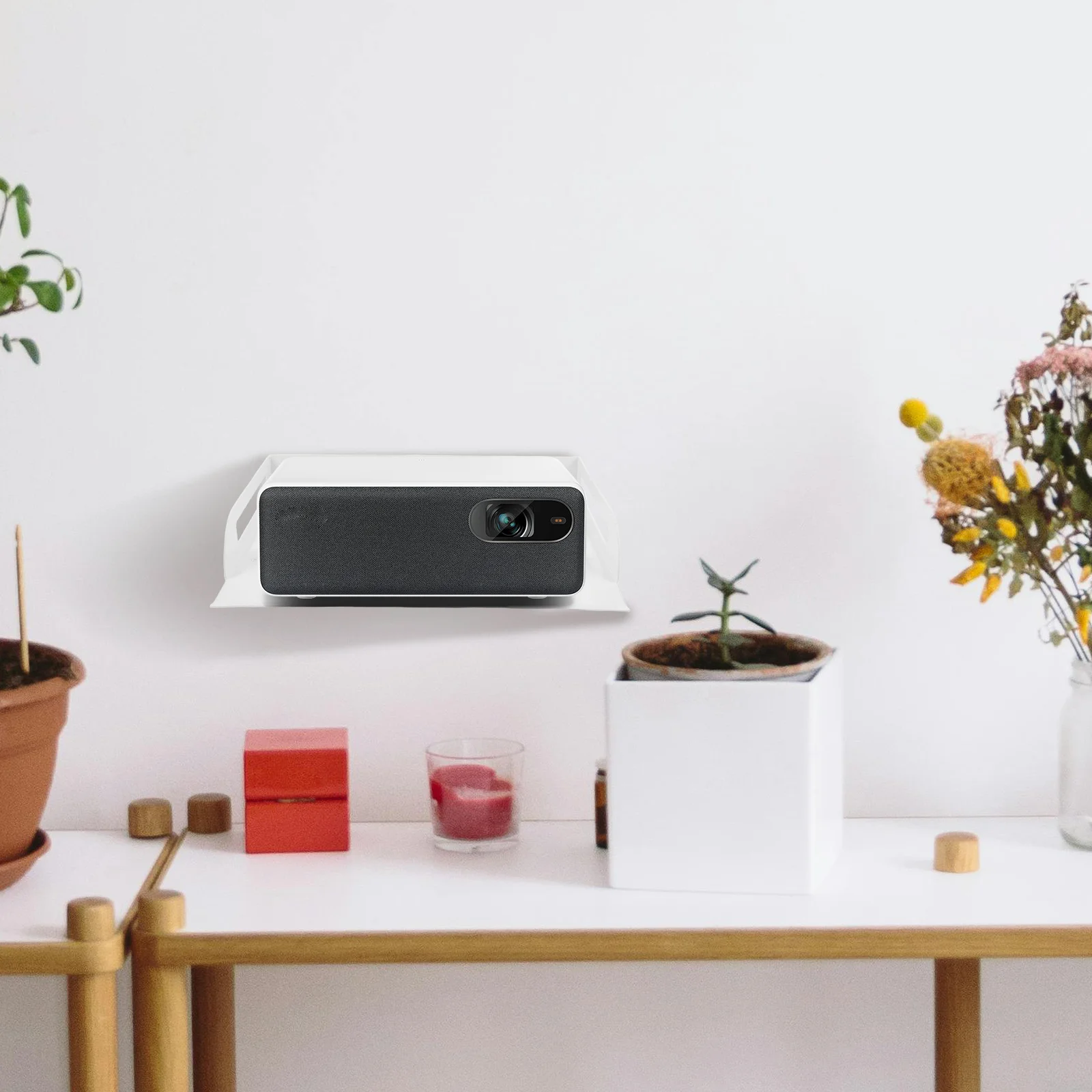 

Projector Ceiling Mount Bracket for Home Cinema Business Presentation Heavy Duty Load Capacity 15kg Adjustable Angle