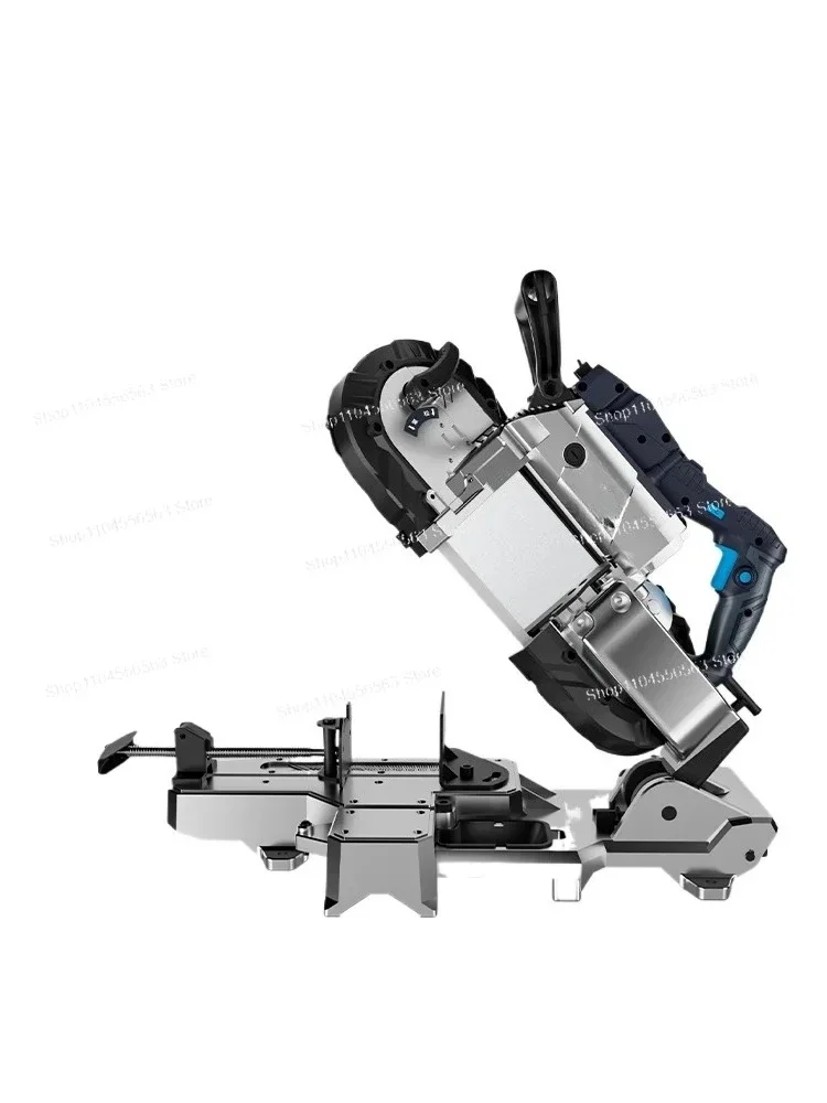 （Popular Items Today）Portable Variable Speed Band Saw, Compact Horizontal Metal Cutter For On-Site Cutting Work