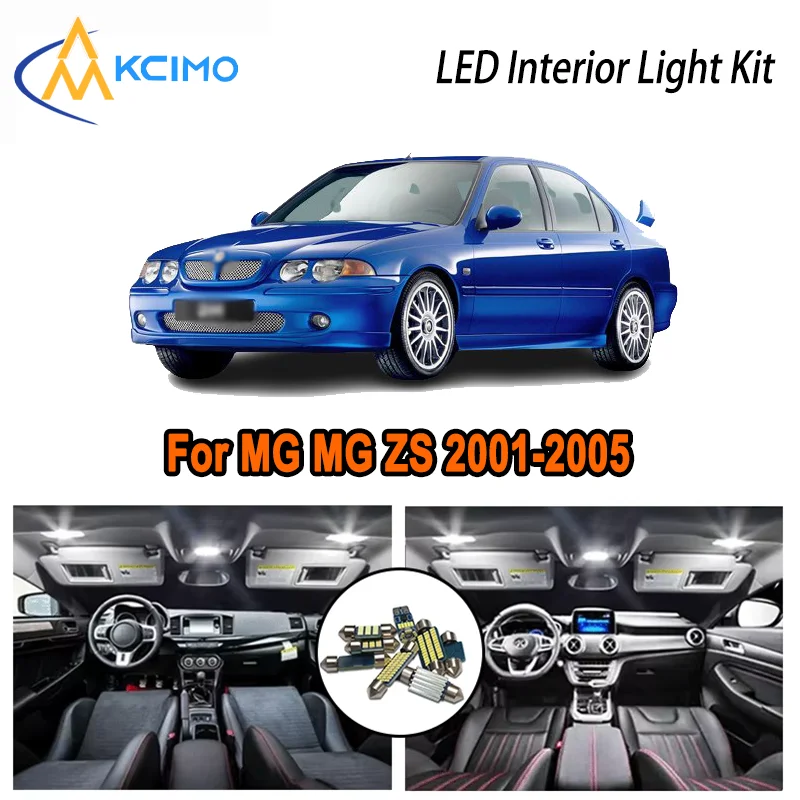 

Для MG MG ZS 2001-2005 2002 2003 2004 светодиодный внутренний купол карта багажника комплект автомобильных светодиодных ламп Canbus без ошибок