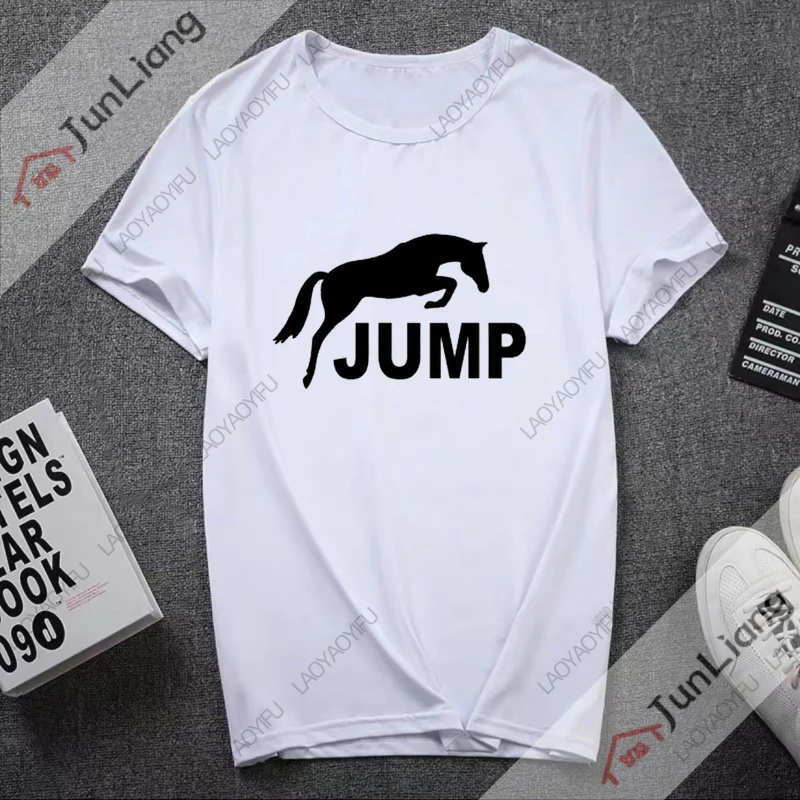 Camiseta deportiva de manga corta para hombre y mujer, camisa Unisex de Tama, Hip-hop, Jump Coma, Regalos divertidos, ropa de calle Y2k