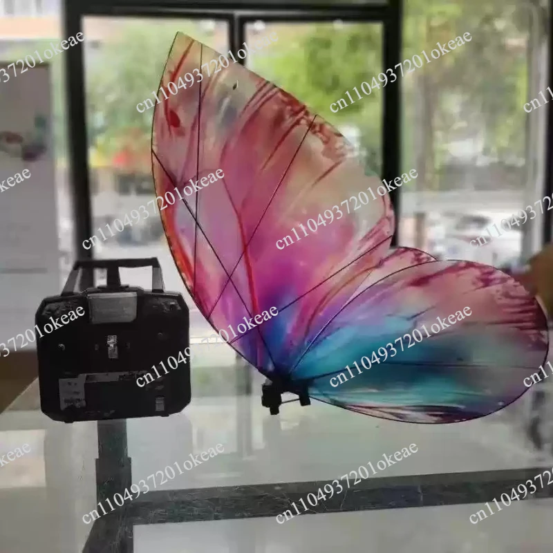 Parachute Umbrella Head Cloth Fluttering Wing Butterfly Aircraft Bionic Butterfly Remote Control Full Set Ready to Fly