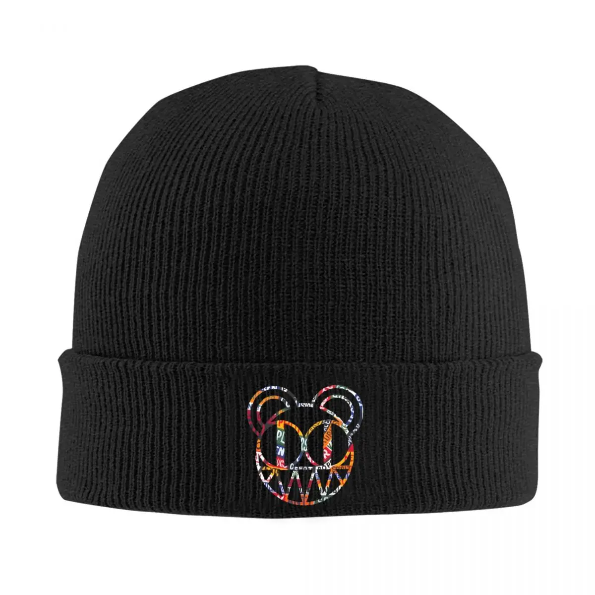 Radioheads Mouse Logo Beanie Hats Street Y2K Caps Men Women Outdoor Sport Knit Hat Autumn Winter Custom Elastic Beanie Hats