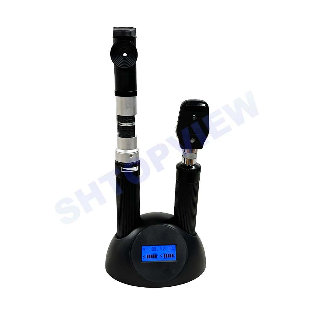 Retinoscope + Ophthalmoscope Set Shanghai Topview Ophthalmic Scope Set TPV-6B+8B