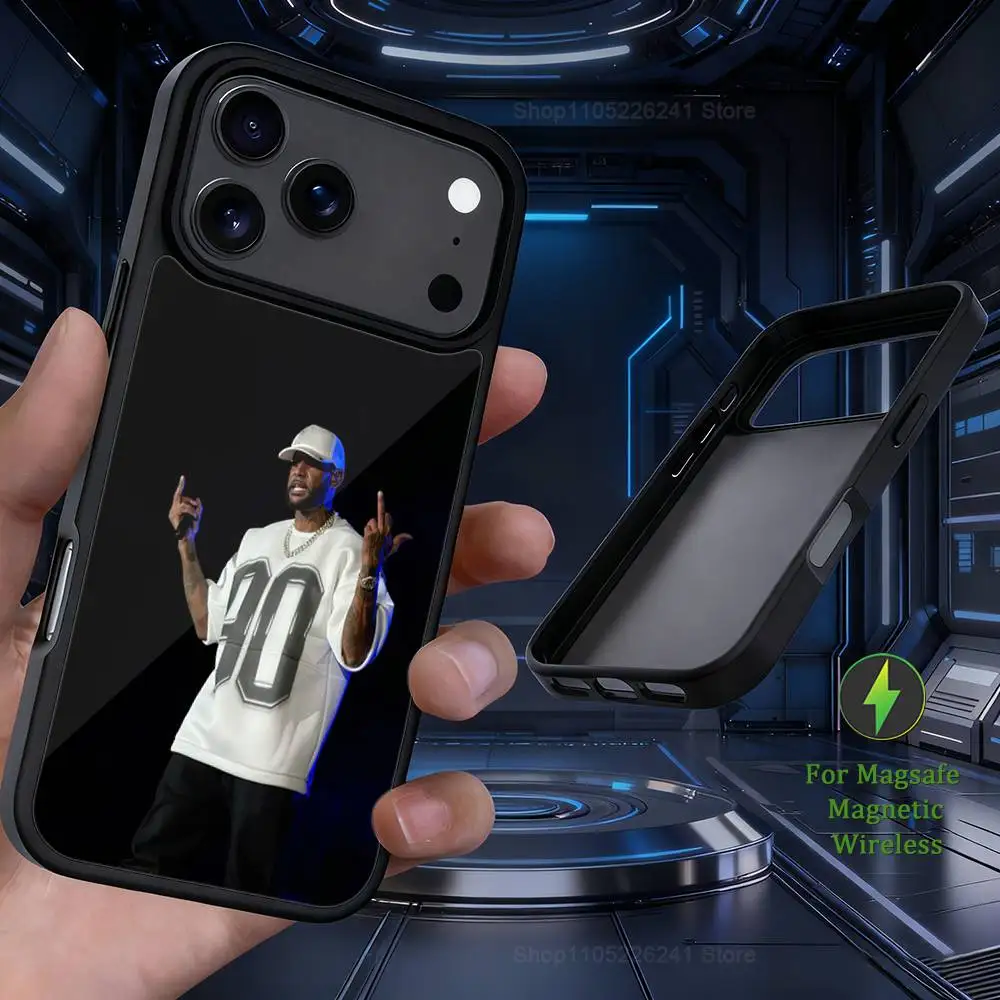 Rapper B-Booba Singer Phone Case For iPhone 13,12,11,16,15,17,14,Pro,Max,Plus,Mini, For Magsafe,Magnetic Wireless Charging