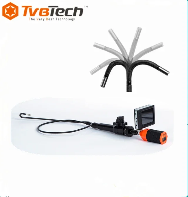 

5" TFT Monitor Video Tvbtech Wireless Car Inspection Camera / Video Borescope Kit For Sale Articulating Two Ways Endoscope