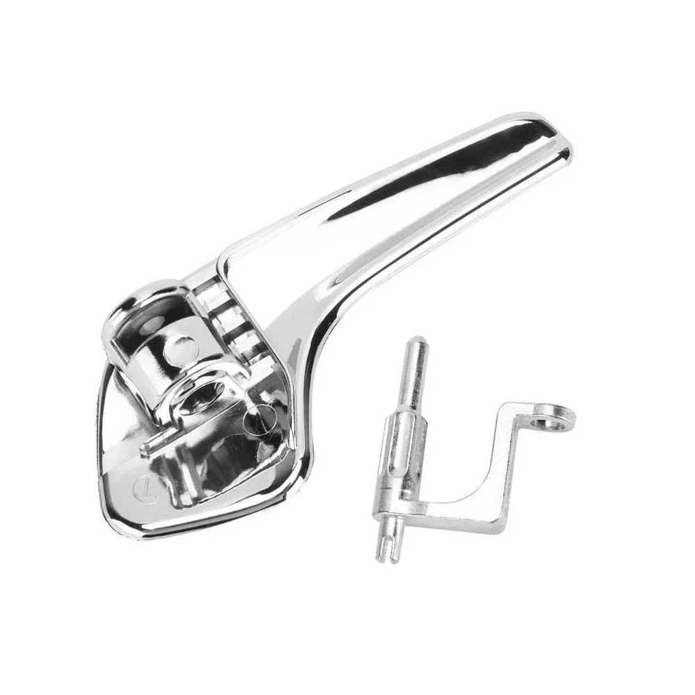 RESO  13297814 13297813  Aluminum Plated Plastic  Stainless Interior Door Left Right Doors Handle for Opel Corsa D 2006-2014