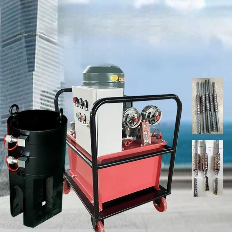 Automatic steel sleeve cold extrusion machine, straight thread steel casing connector