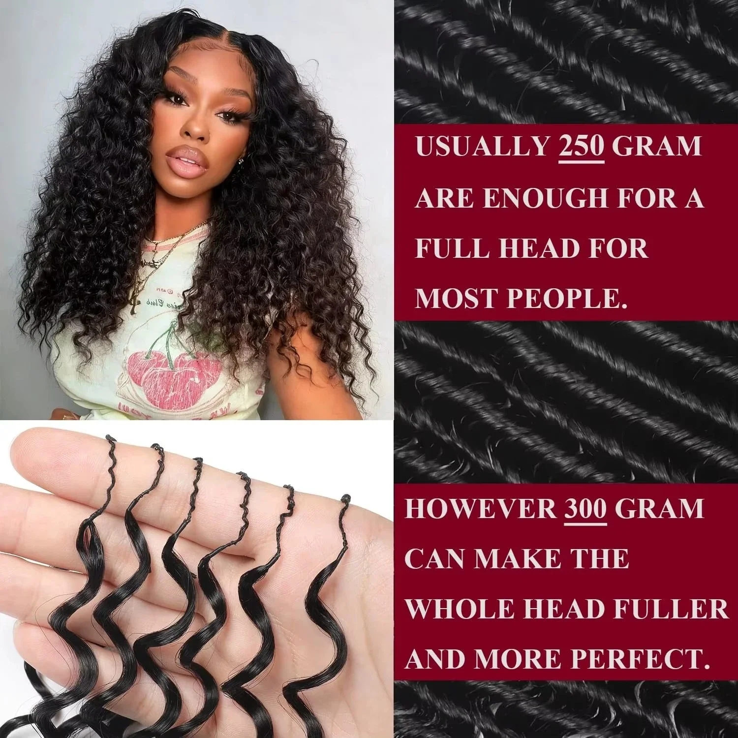 240g 300g Kinky Curly Feathered Human Crochet Hair For Braiding Raw Human Hair Extension Curly Miracle Knots Crochet Hair