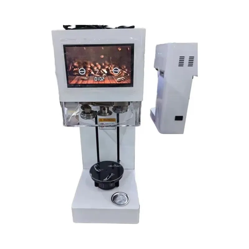 Cold Brew White Sealing Machine Non Rotating Touch Screen Soda Tin Can Sewing Equipment for Beverage Industry