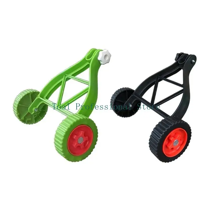 

57QF Adjustable Wheels Support Wheels Auxiliary Wheel Trimmer Attachment for Cordless Grass Trimmer for Comfortable Lawn Care