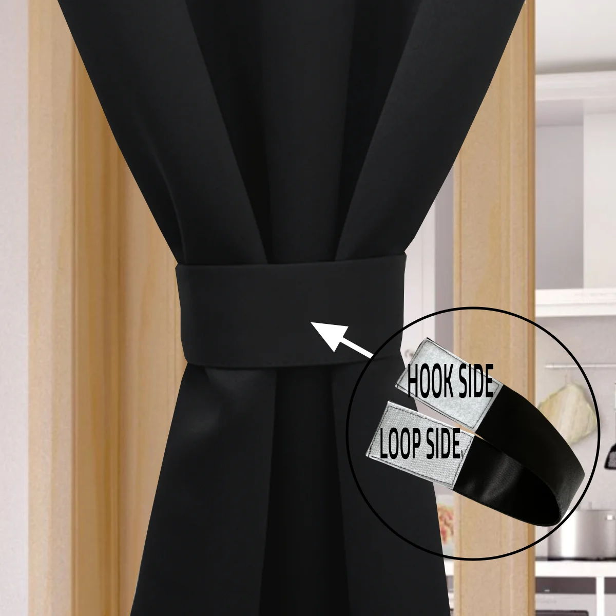 1PC, Thermal Insulated Door Curtain, For Front Door, Window, Bedroom, Living Room, Home Decoration