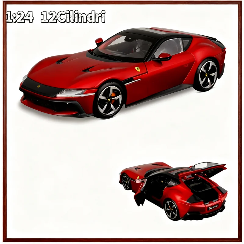

Новая распродажа, оригинальная в наличии Bburago 1:24 Ferrari 12cilindri V12, миниатюрная литая под давлением модель автомобиля из сплава, игрушки, подарок на день рождения