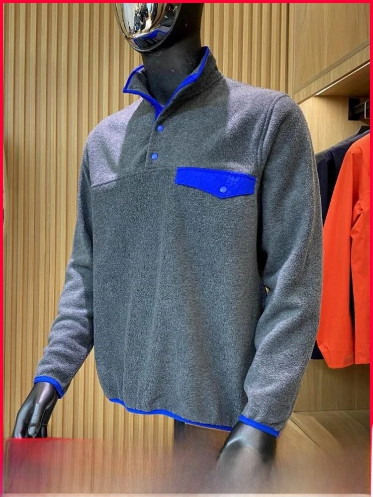 

Outdoor Unisex Fleece Sweatshirt Anti-Static Breathable Loose Fit Couple Hoodie Casual Comfortable Long Sleeve Polyester