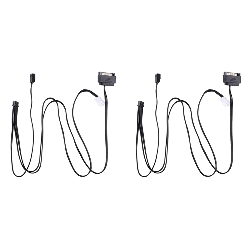 2X 10Pin 水冷ラジエーター電源コード NZXT Kraken X53 X63 10 ピンコネクタケーブルワイヤー電源ライン