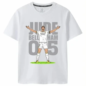 Herren Kurzarm T -Shirt, Bellingham für Real Madrid -Fans, Print -Gedenk -Action -Logo, Gedenksommer 11 Hauptverkauf Cleresto - №9