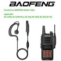 BAOFENG Walkie Talkie Headset For UV-9R Plus Waterproof Earphone UV9R BF-A58 S-56 BF9700 Earpiece With Mic Radio Accessories