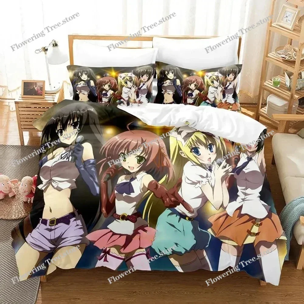 

Anime Student Council's Discretion Bedding Set Duvet Cover Bed Set Quilt Cover Pillowcase Comforter king Queen Size Boys Adult