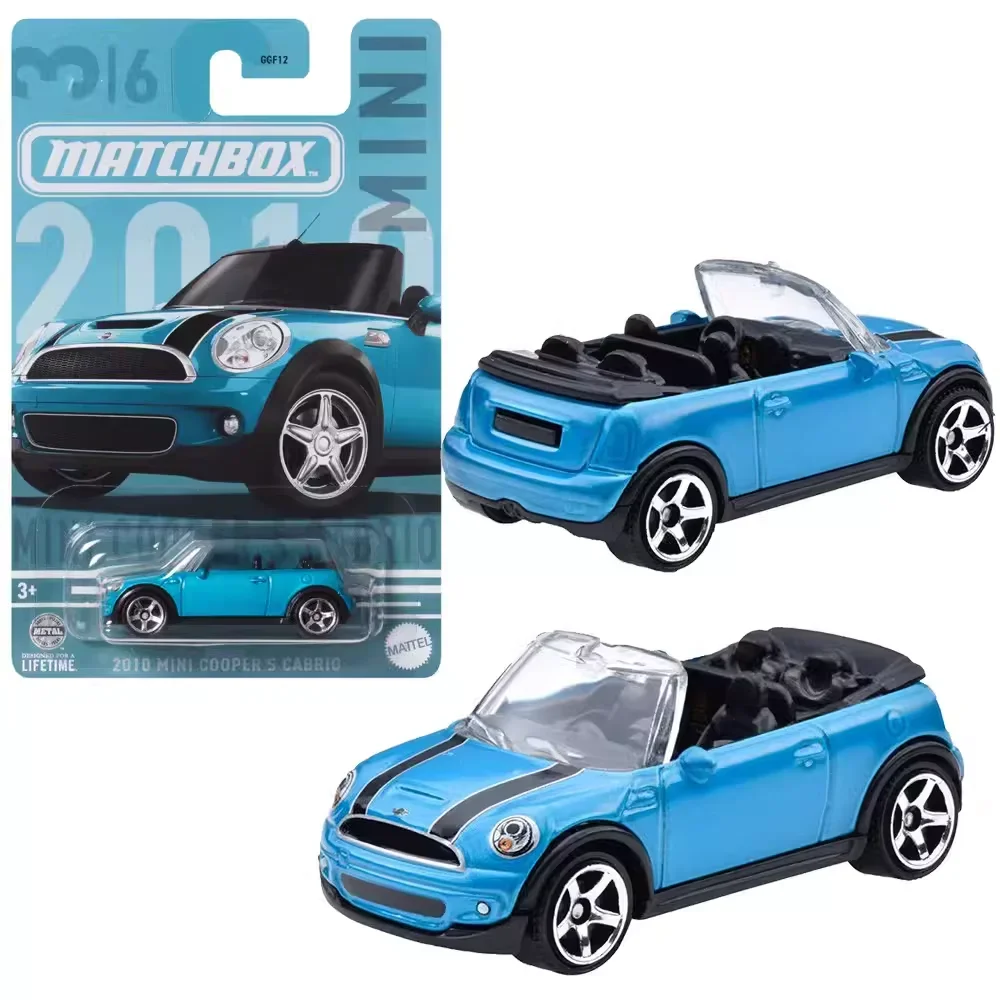 Original Mattel Matchbox Car Toys 1/64 Mini Cooper Set Austin Van Cabrio Set Vehicle Model Toy for Boys Collection Birthday Gift