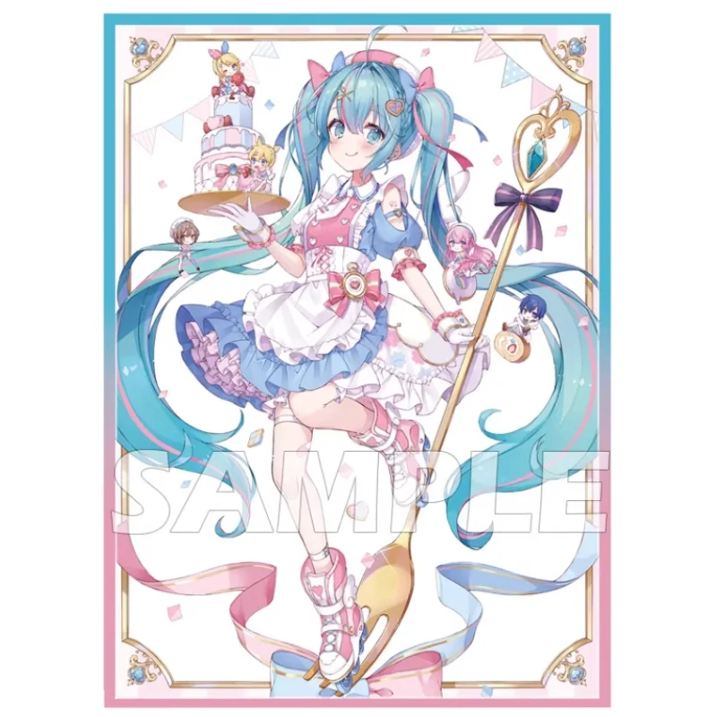 60 ชิ้น/เซ็ต 67*92 มม.สาวอะนิเมะ Hatsune Miku Series PTCG OPCG TCG แฟลชการ์ดงานอดิเรกคอลเลกชันของขวัญของเล่น