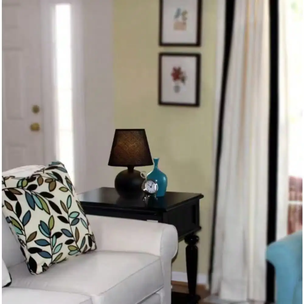 

Mini Ceramic Globe Table Lamp for Bedroom, Bedside for Nightstands, Table Lamp for Living Room,Suitable for Small Space