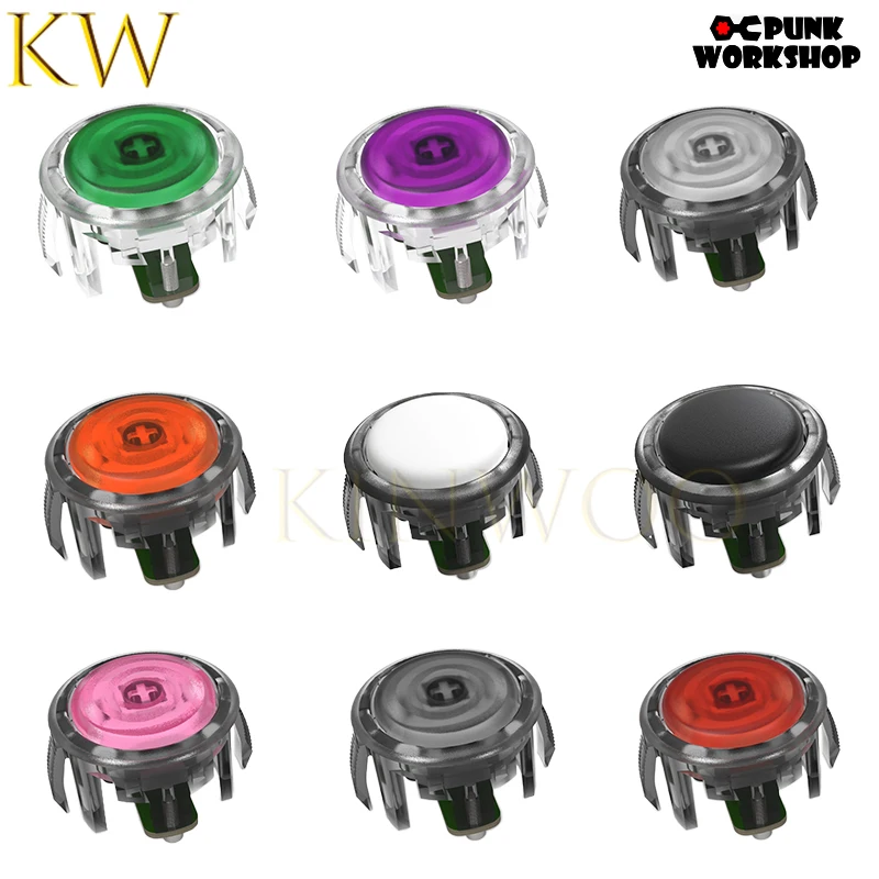 ورشة عمل فاسق أصلية جديدة PWS الحريق زر شرارة لا كتم microswitch 24mm30mm لـ Hitbox Arcade لتقوم بها بنفسك خزانة بناء آلة MAME #5