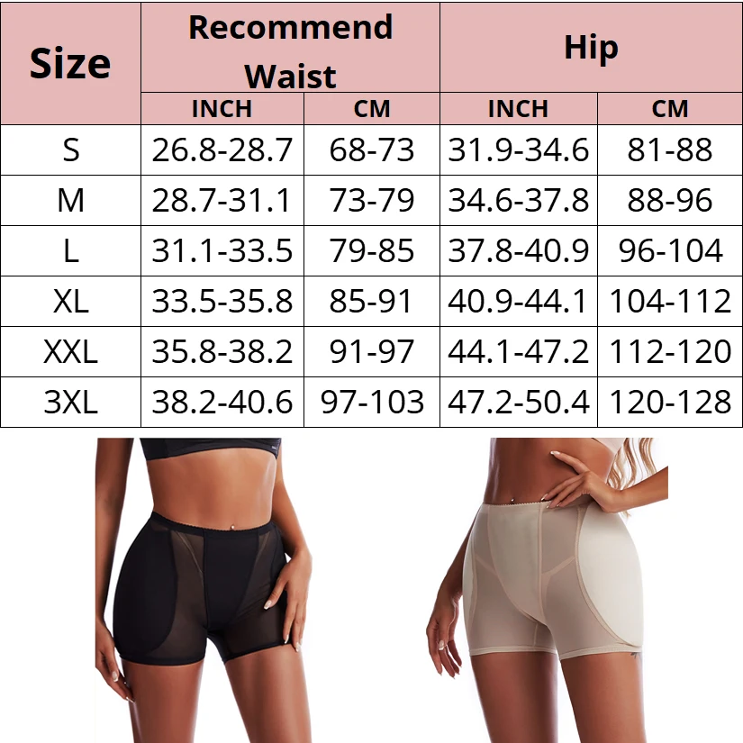 Padded Butt lifter Corrective Underwear Hip Enhancer Body Shaper Lady Lift Bum Tummy Control Hip Panties Fake Ass Push Up Panty