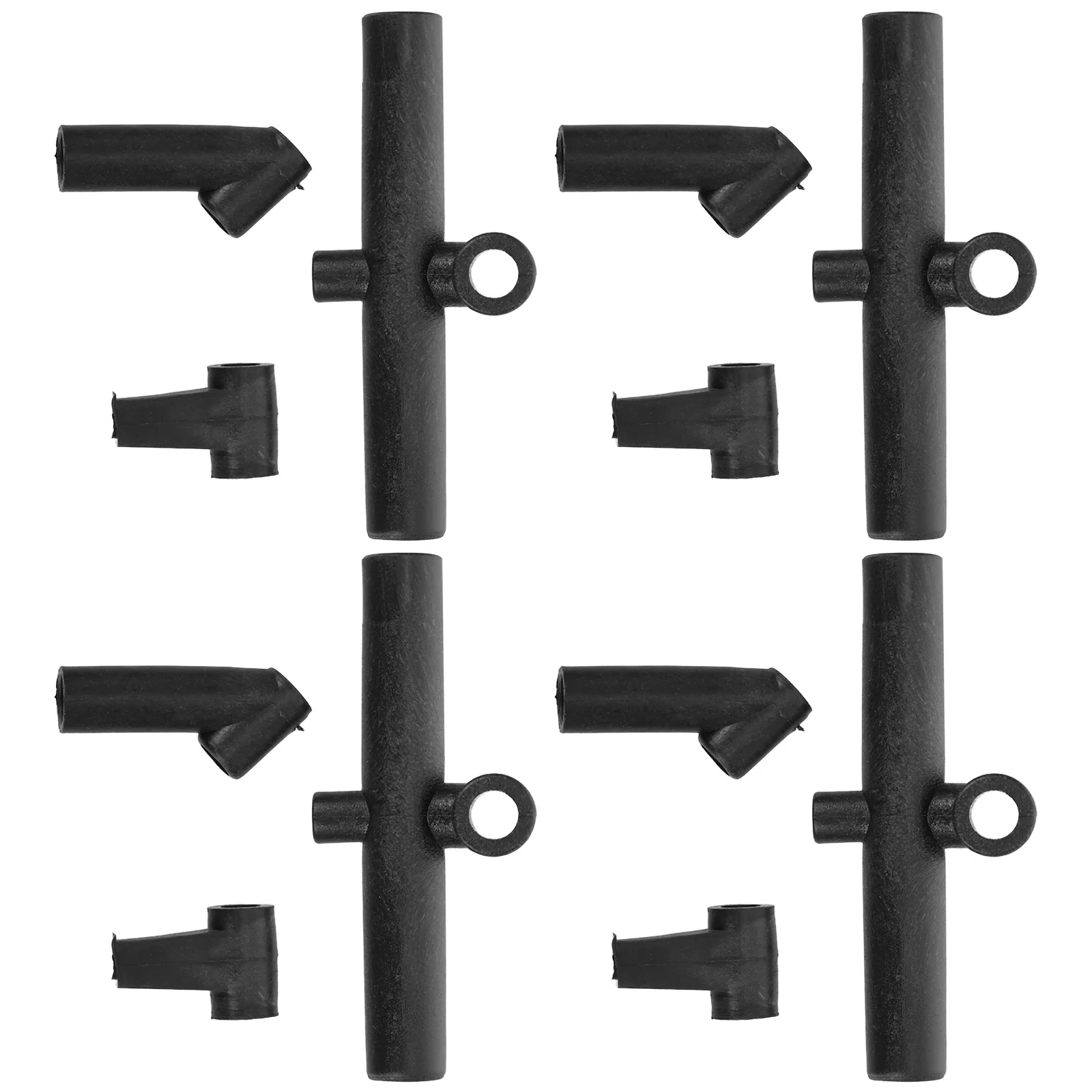 12개 플라스틱 연 프레임 연결부 DIY 교체 부품 스포츠 연 수리 액세서리 연 조립 도구 플라스틱 지지대