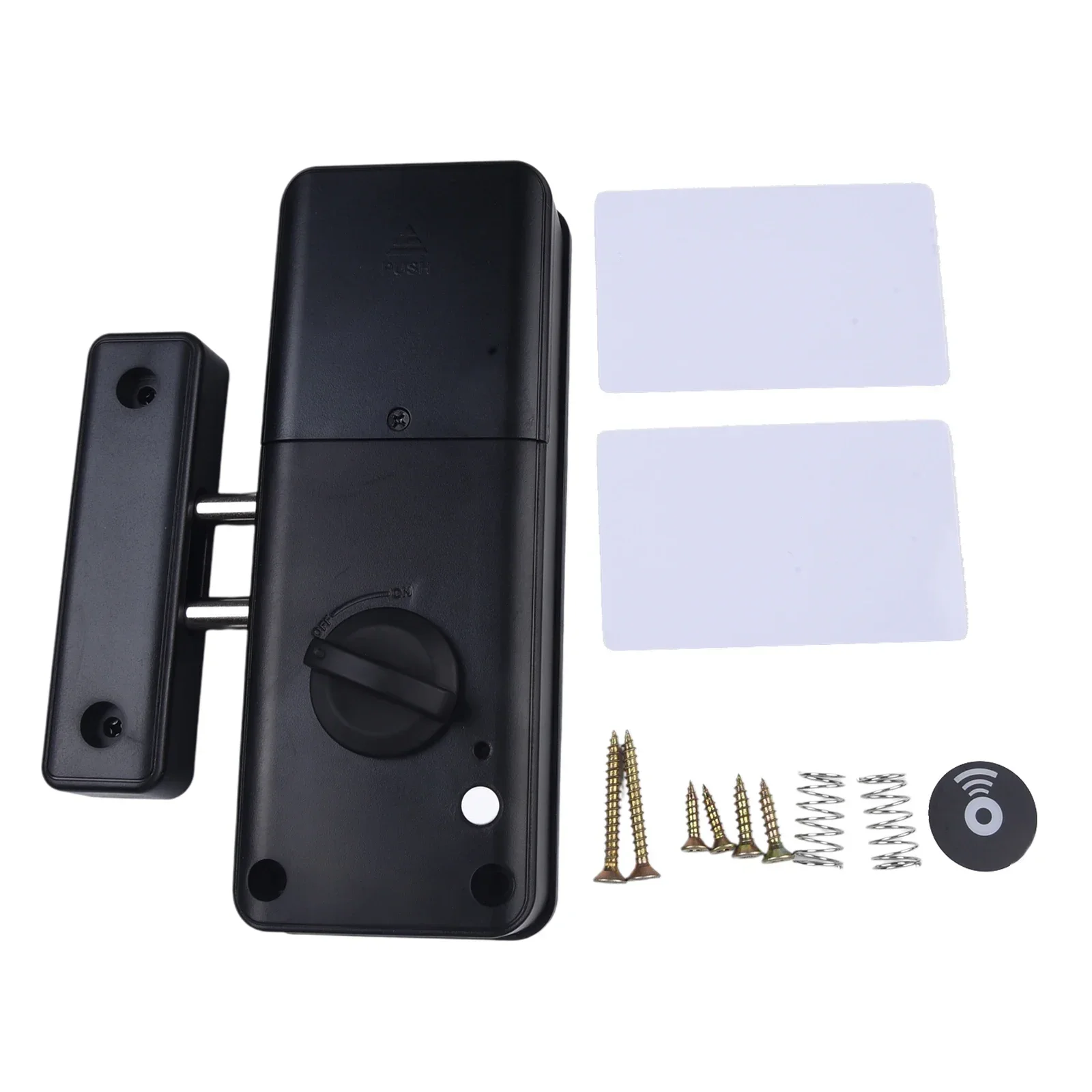 Serrure de porte à moteur électrique intelligent, serrure de porte invisible, serrure de porte en bois, serrure de porte intérieure pour Tuya Andrea/Card Unlock, 1PC