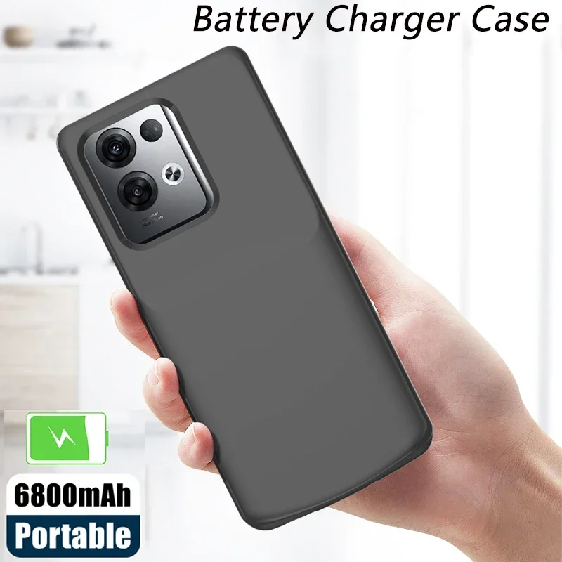 For OPPO Reno 8 Find X5 Pro A57 5G Universal Battery Charger Cases  for Vivo S15 S15E X80 Pro X Note Portable Power Bank Funda