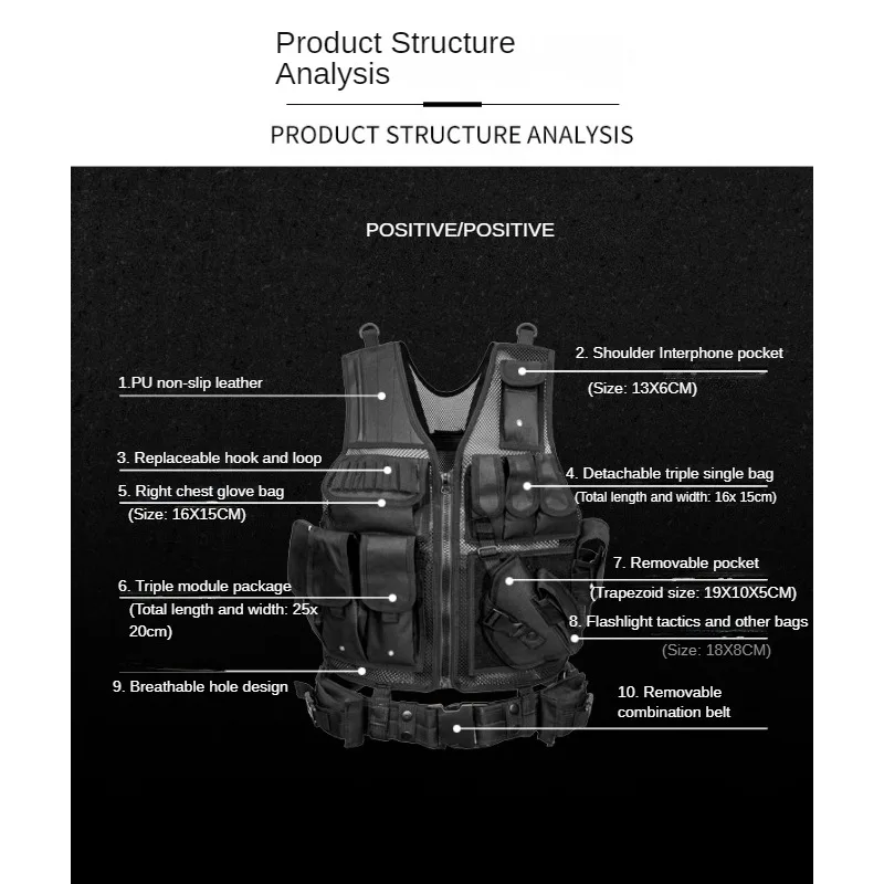 アウトドアアドベンチャー機器カモフラージュタクティカルベストパンフレットフィールドアドベンチャーcs多機能ミリタリーアーマー