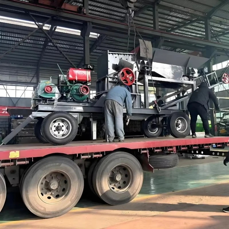Customized All-in-One Portable High Capacity PLC Controlled Jaw Crusher For Expressway Cement Clinker & Construction Waste