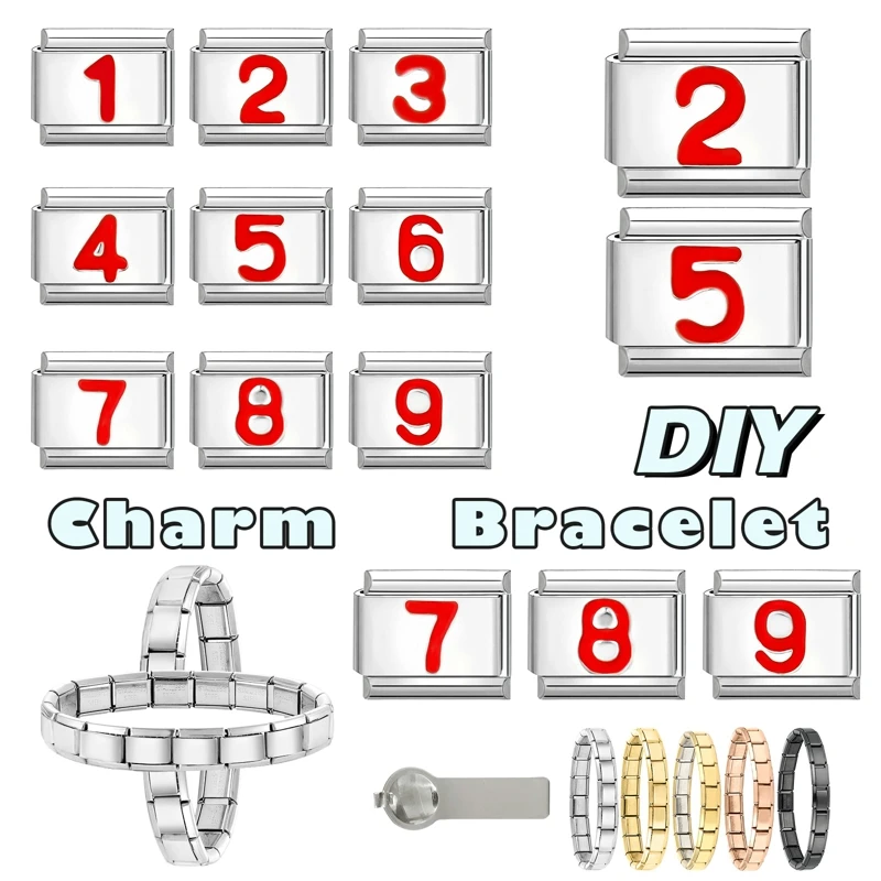 جديد جميل الحيوانات الأليفة القطط والكلاب وصلات سحرية إيطالية تناسب 9 مللي متر سوار الفولاذ المقاوم للصدأ النساء الرجال DIY بها بنفسك صنع المجوهرات #5