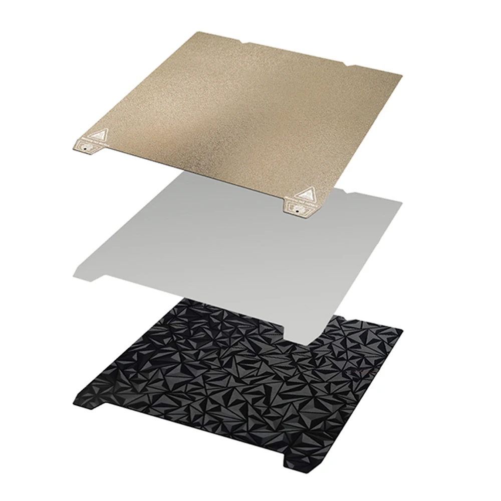 

PEI PEO Build Plate 3D Print Bed Textured PEI Surface + Smooth PEO Surface Magnetic Spring Steel Flexible Platform