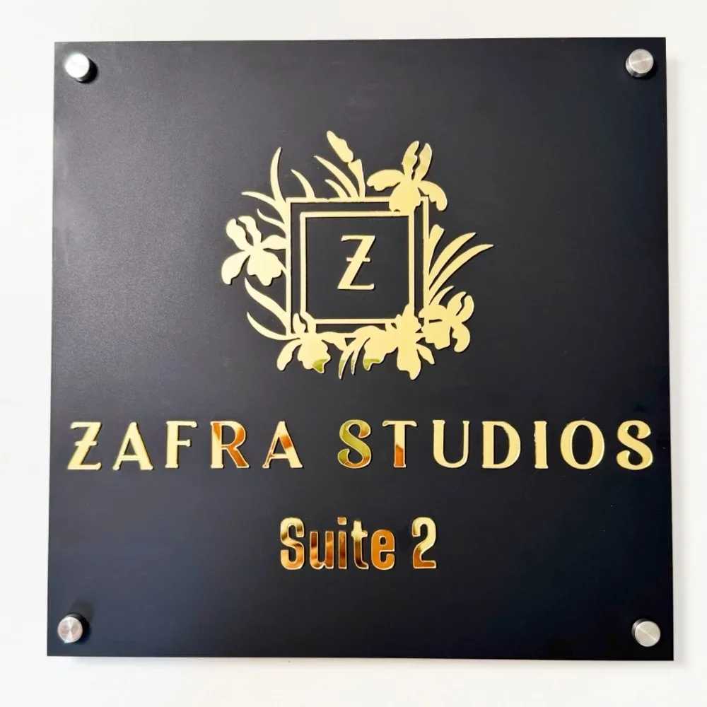 Modern Acrylic 3D Logo Sign Billboard Door Plate For Company Shop Store Hotel Salon Customize Business Icon Name Slogan Letter