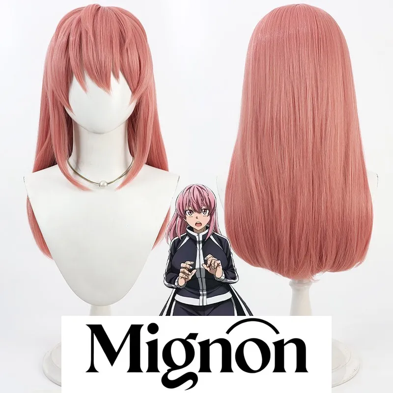 

Персиковый сад Темный призрак Байобугура Хэннецуки Косплей Парик Имитация кожи головы Свободные волосы Длина ключицы