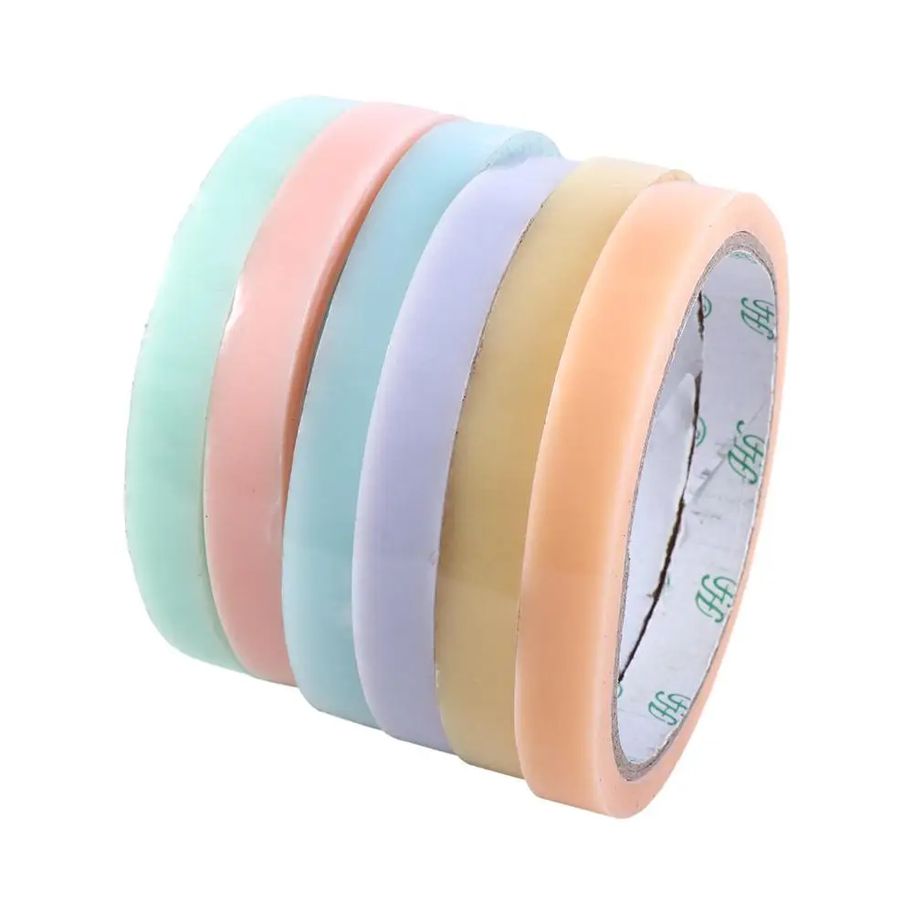 Cinta adhesiva para álbum de recortes, juguete sensorial de colores Macaron, regalo de relajación, bola adhesiva, rodante