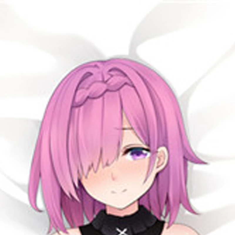 Dakimakura Anime Pillow Cover Mash Kyrielight Double Sided Print 2Way Cushion Cover Xmas Gifts
