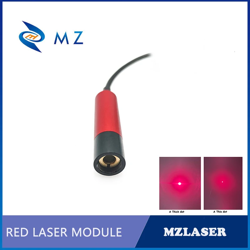 Laser Diode Module 650nm 30/50/80/100mW Adjustable Focusing Red Dot High Quality Industrial Grade