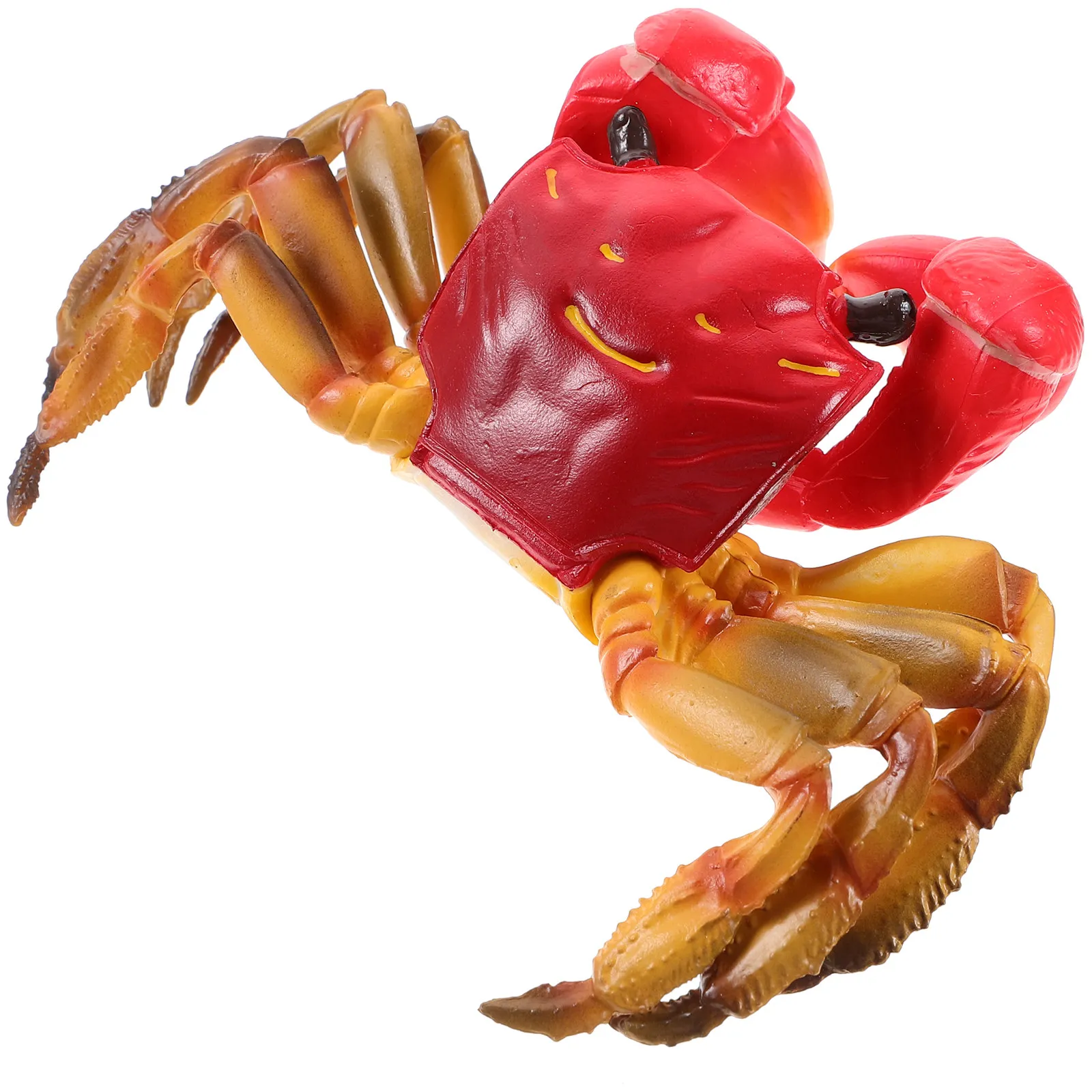 

Реалистичная пластиковая фигурка краба для аквариума, террариума, офиса, дома, обучающий инструмент, креативное украшение в виде морского животного
