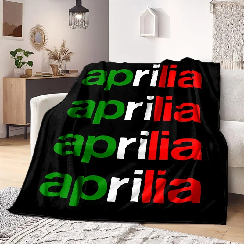 Aprilia racing throw blanket home decoration soft blanket gifts motorcycle Cross country pattern sofa bed sheet warm blanket .