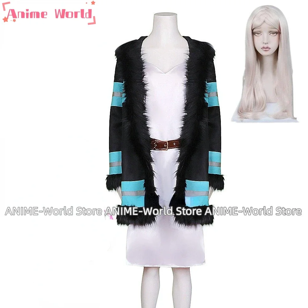 《Custom size》Princess Hibana Uniform Coat Dress Outfit Anime Customize Cosplay Costumes