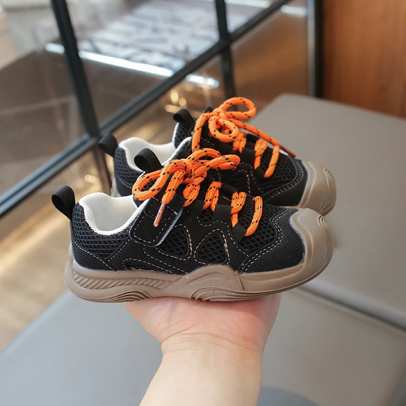 

Girls Boys Sneakers Anti Slip Kids Shoes Breathable Mesh Children Casual Shoes Baby Soft Sole Toddler Infant Walking Shoes