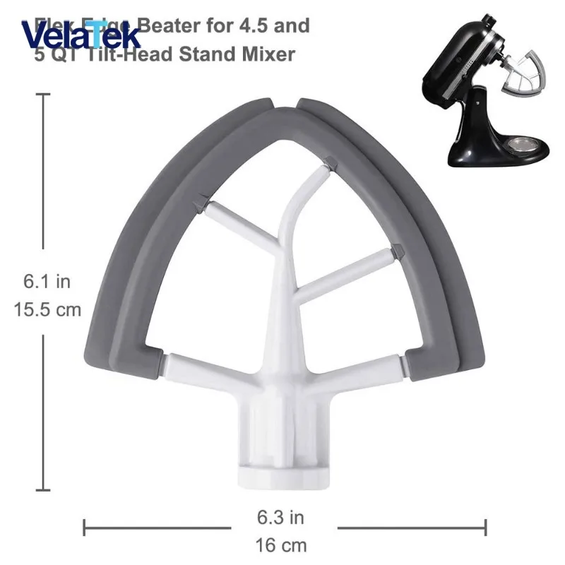 

Spot Kitchen Treasure 4.5-5 Qt Mixer Double-sided Adhesive Mixing Head for KITCHENAID