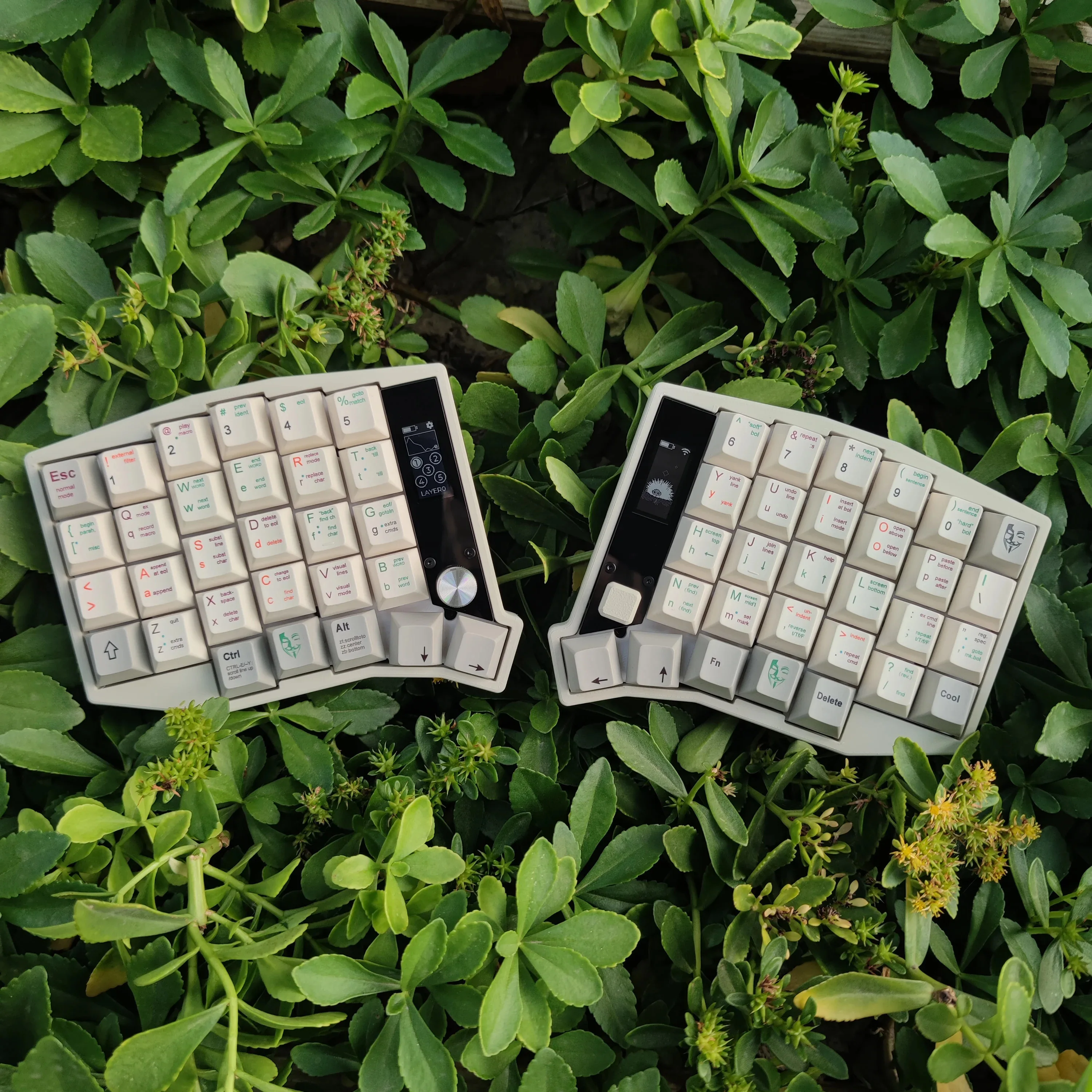 Sofle Split Keyboard Customized with OLED Screen Knob Hot Swap Bluetooth Ergonomics Wireless Split Keyboard for ZMK Niceview